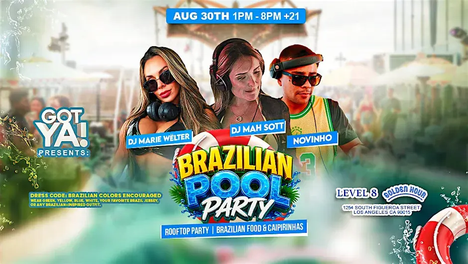 BRAZILIAN POOL PARTY | ROOFTOP PARTY