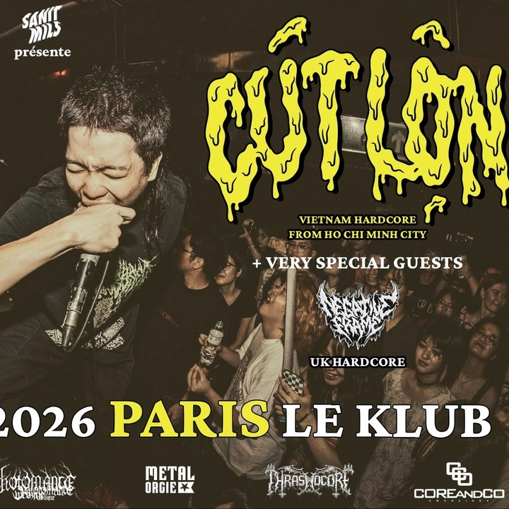 CÚT LỘN (VN) + NEGATIVE FRAME (UK) at Le Klub, Paris