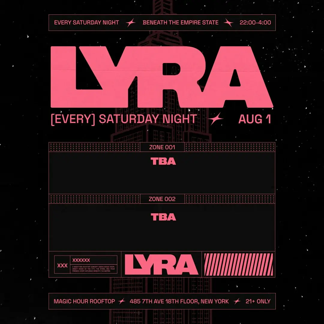 Fête sur le toit Lyra - 08.01