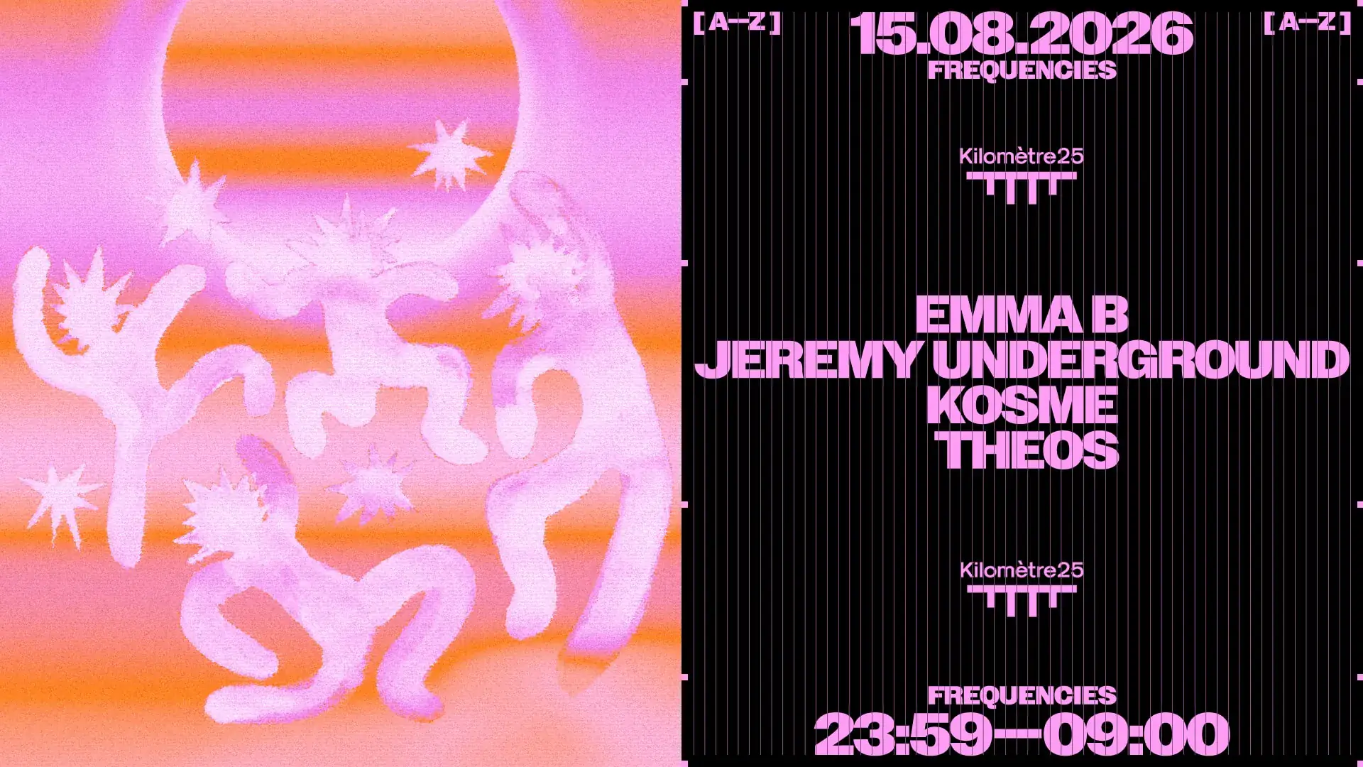 Frequencies: Jeremy Underground, Emma B, Kosme, Theos