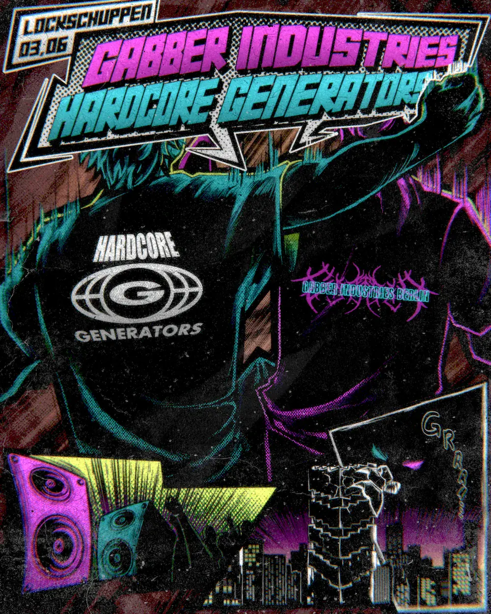 Gabber Industries Berlin X Hardcore Generators