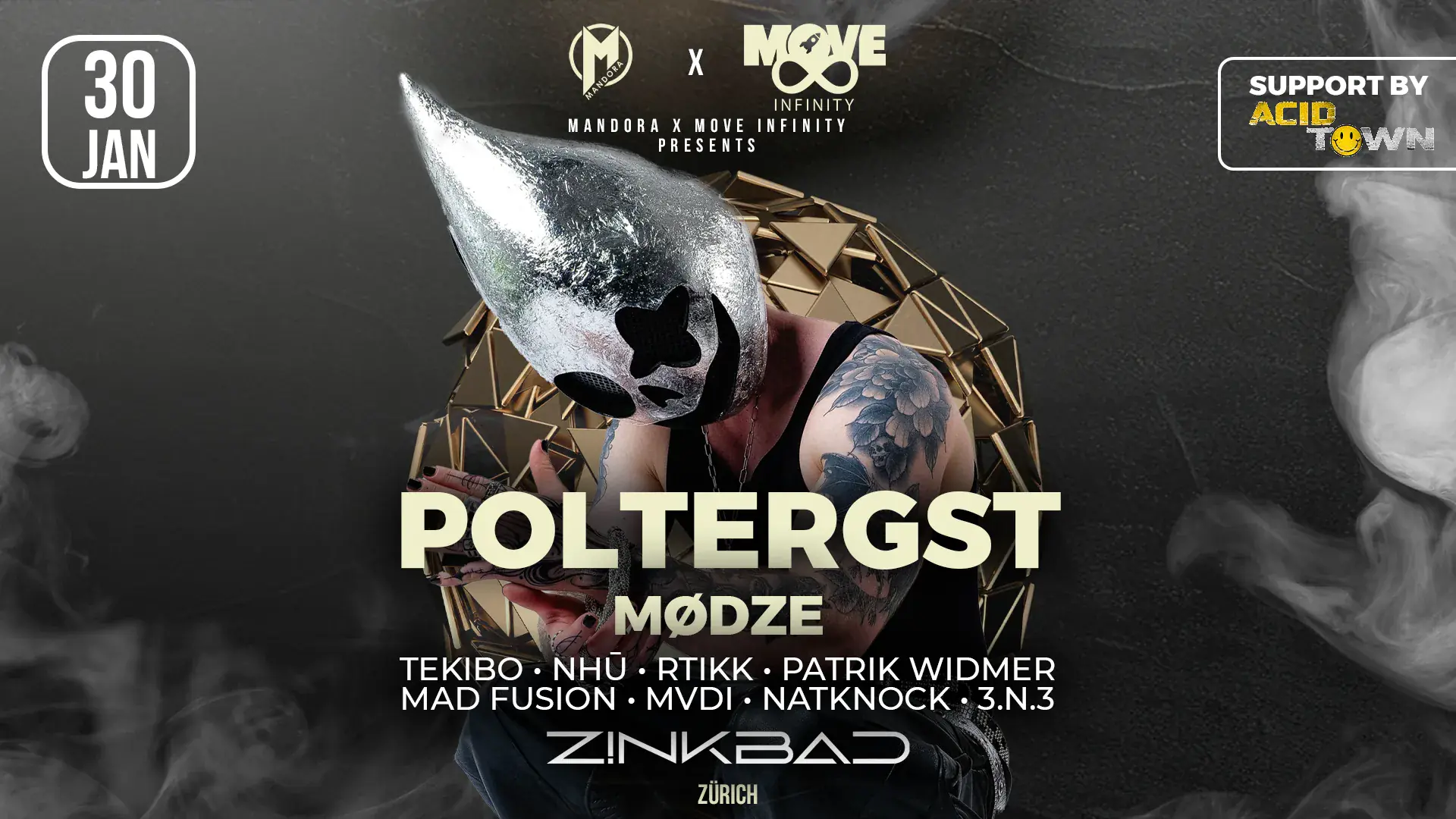 MANDORA X Move Infinity POLTERGST & Mødze