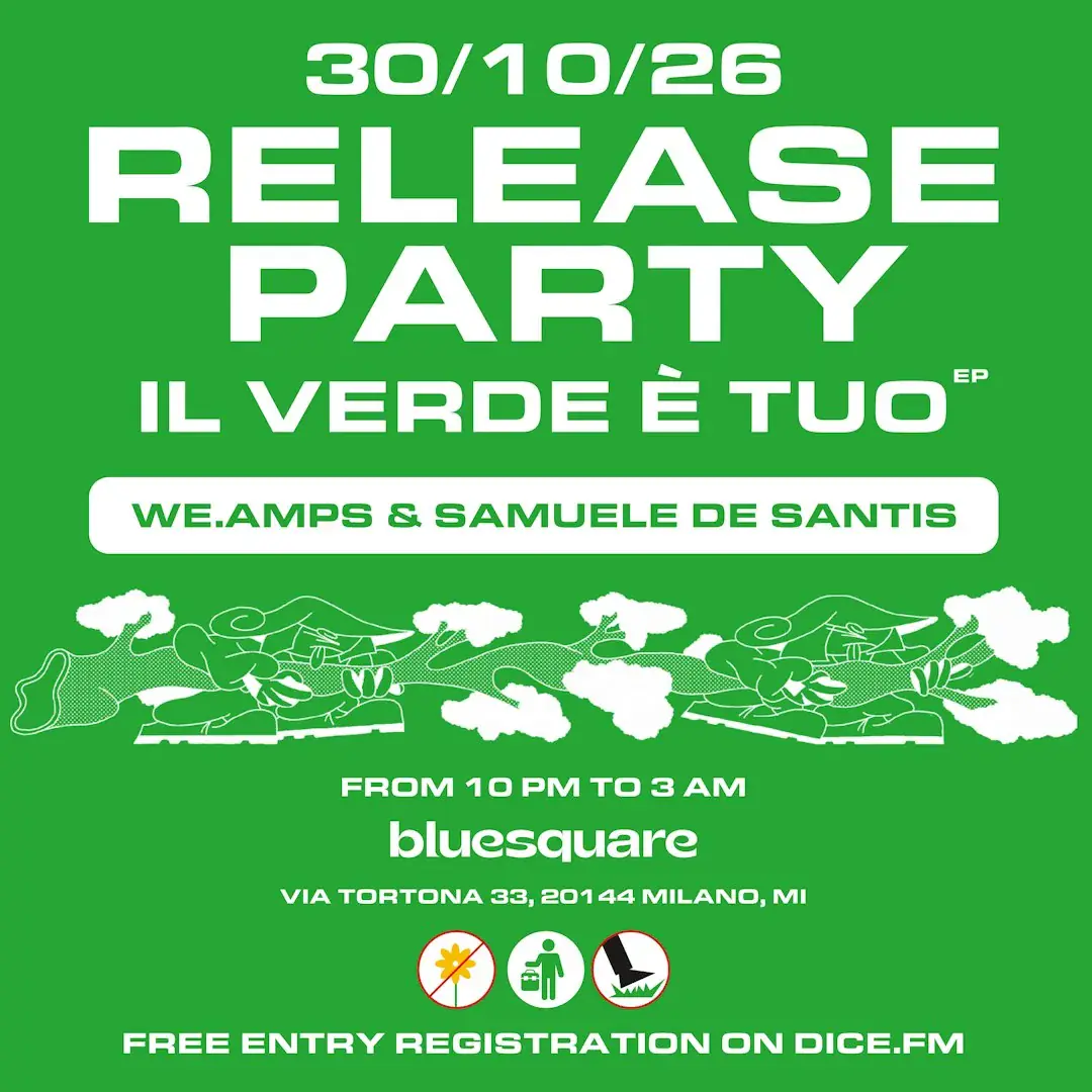 Hi-Fi Weekends with WE.AMPS & SAMUELE DE SANTIS *Free Entry*