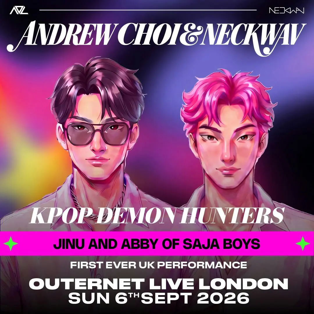 Andrew Choi & Neckwav (Jinu & Abby of Saja Boys from K Pop Demon Hunters)