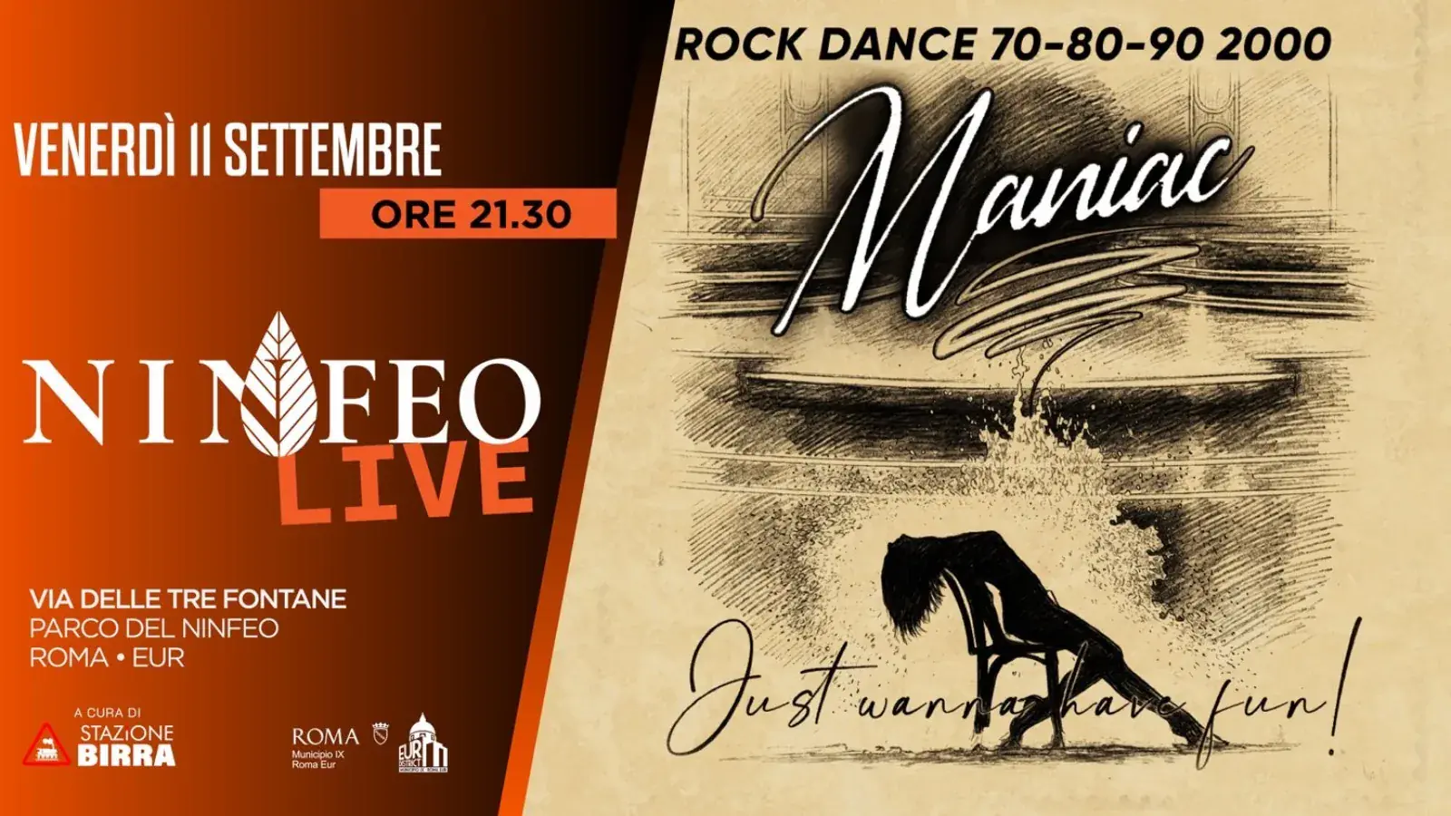 Ninfeo Live Maniac Rock Dance