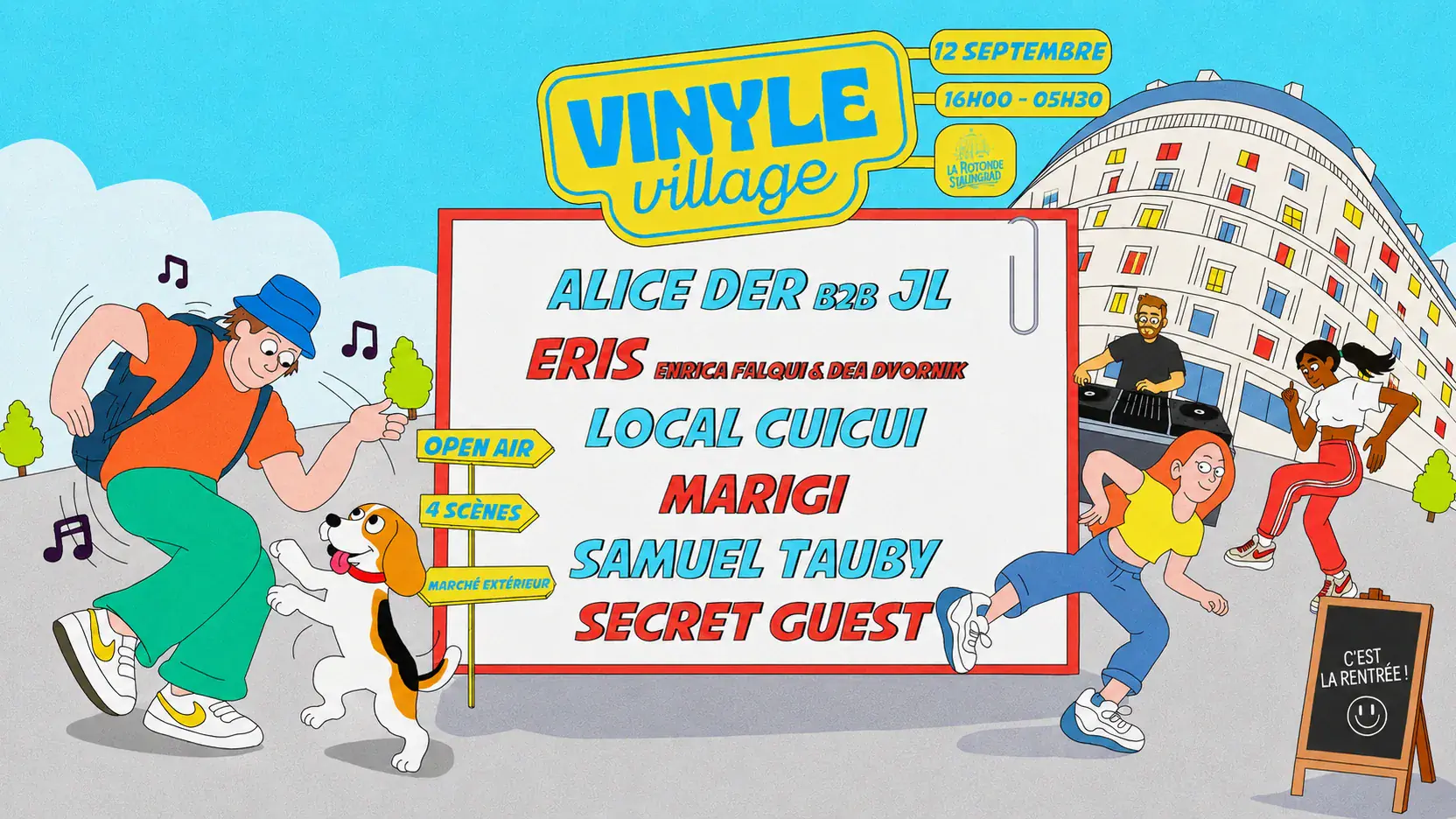 VINYLE VILLAGE - BACK TO SCHOOL: OPEN-AIR & CLUB XXL
