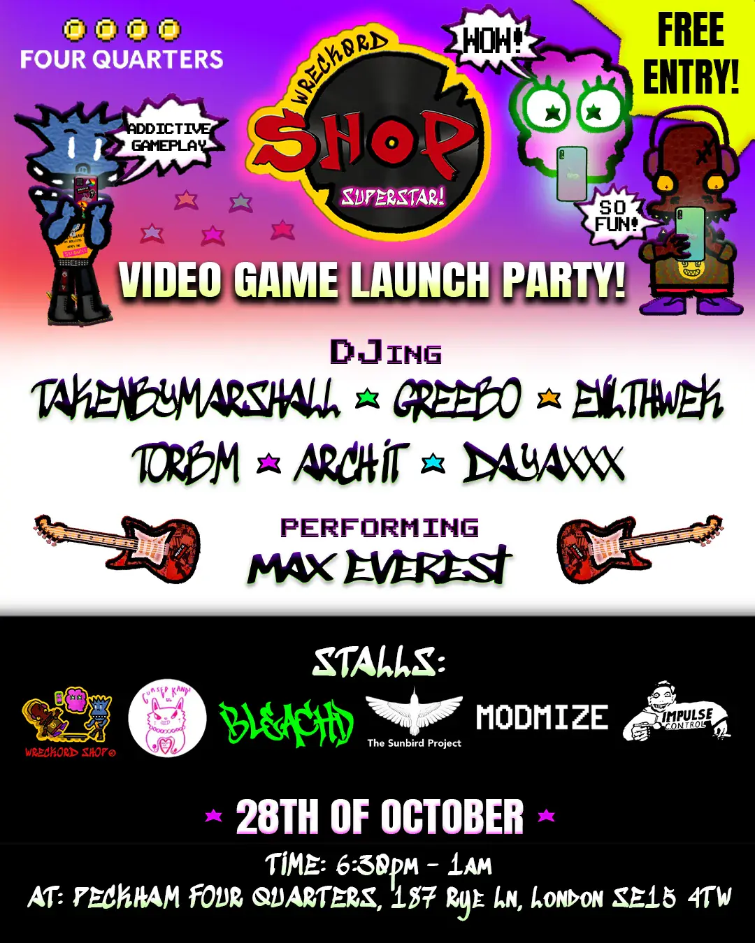 Wreckord Shop - Superstar! (Soirée de lancement)