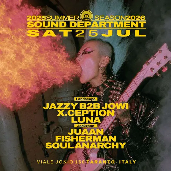 Sound Department w / Jazzy b2b Jowi and Juaan