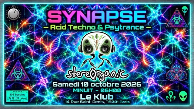 StereOrganic präsentiert SYNAPSE