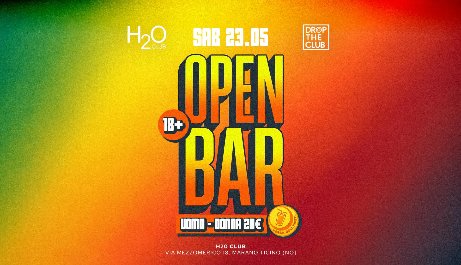 OPEN BAR - H2O CLUB
