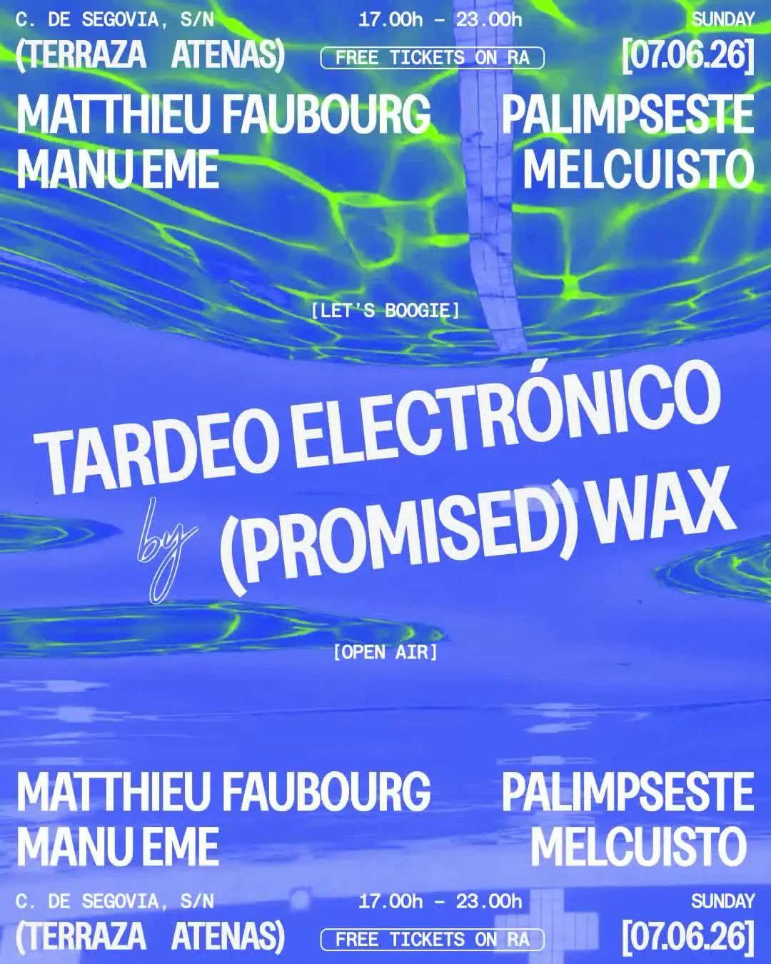 TARDEO ELECTRONICA POR CERA PROMETIDA EN TERAZZA ATENAS