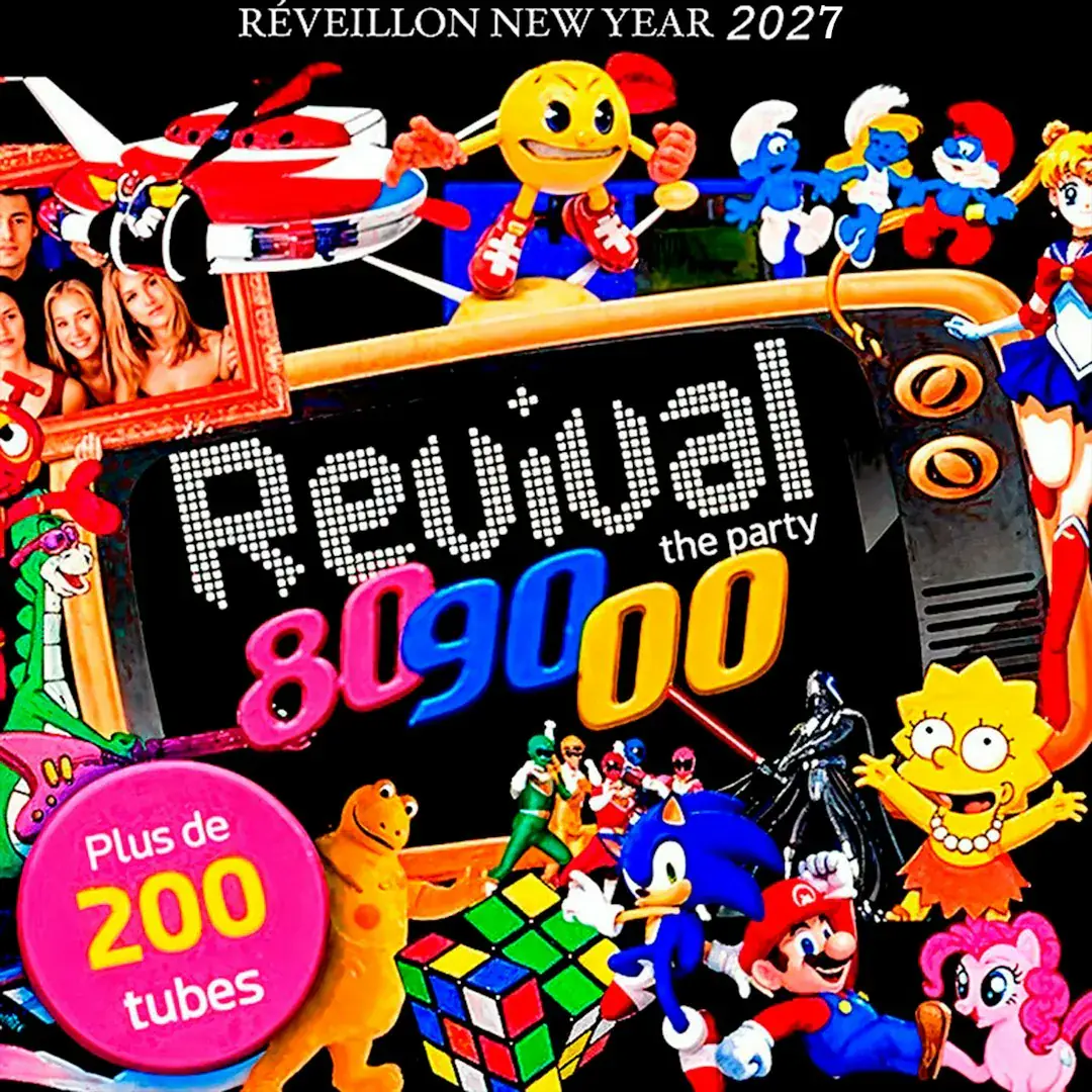 Réveillon Revival années 80 90 00 new year 2027