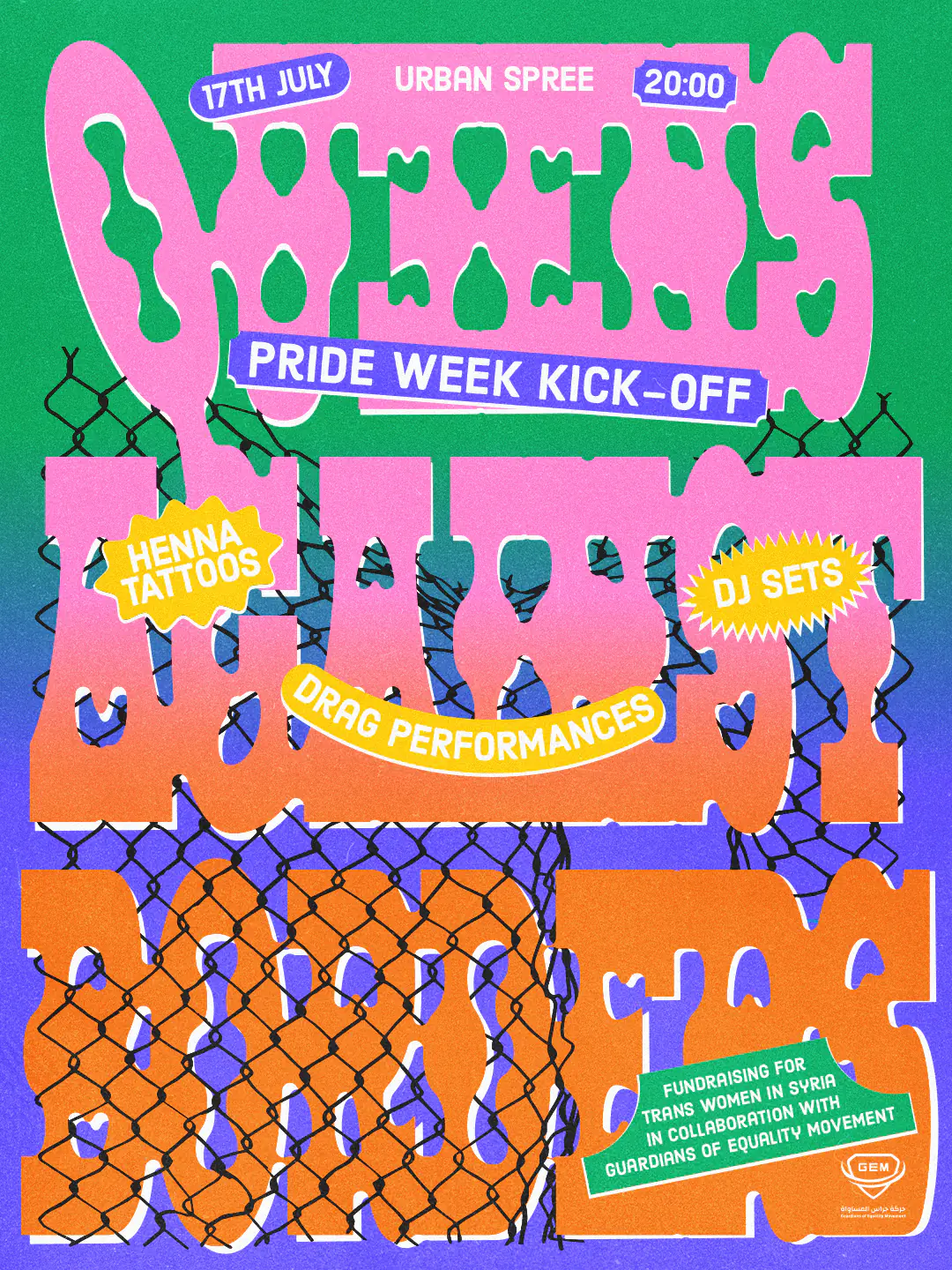 Queens Against Borders: Pride week kick-off Fundraiser