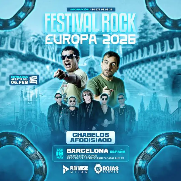 Festival Rock Europa 2026 - Barcelona
