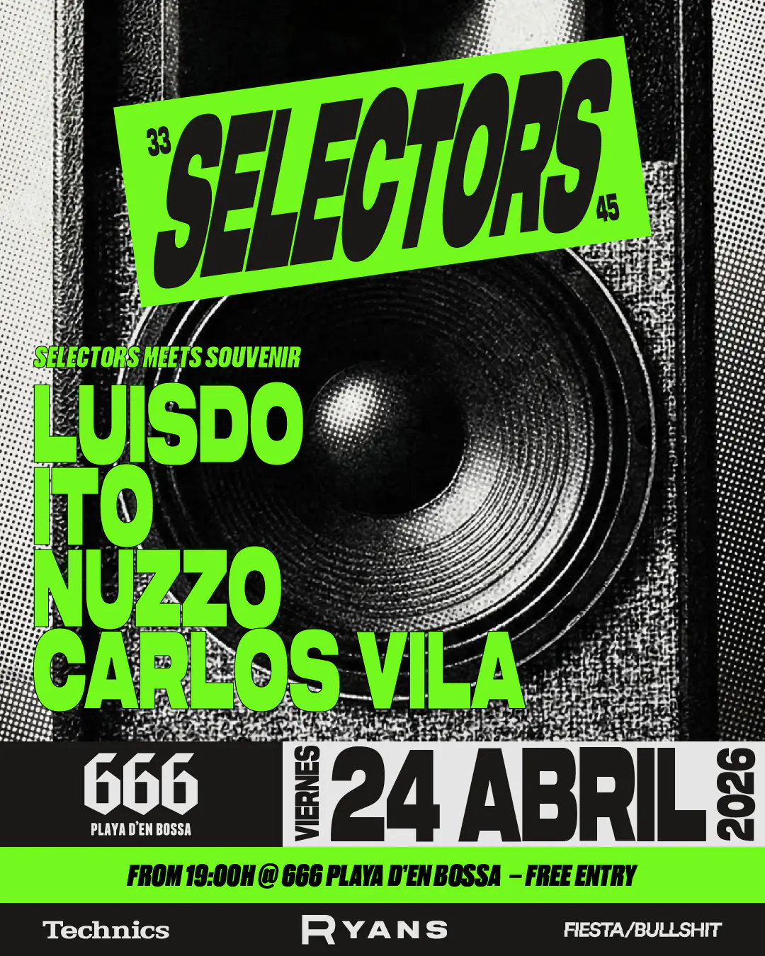 Selectors 'VINYL' with Carlos Vila - Luis Do, Ito & Nuzzo