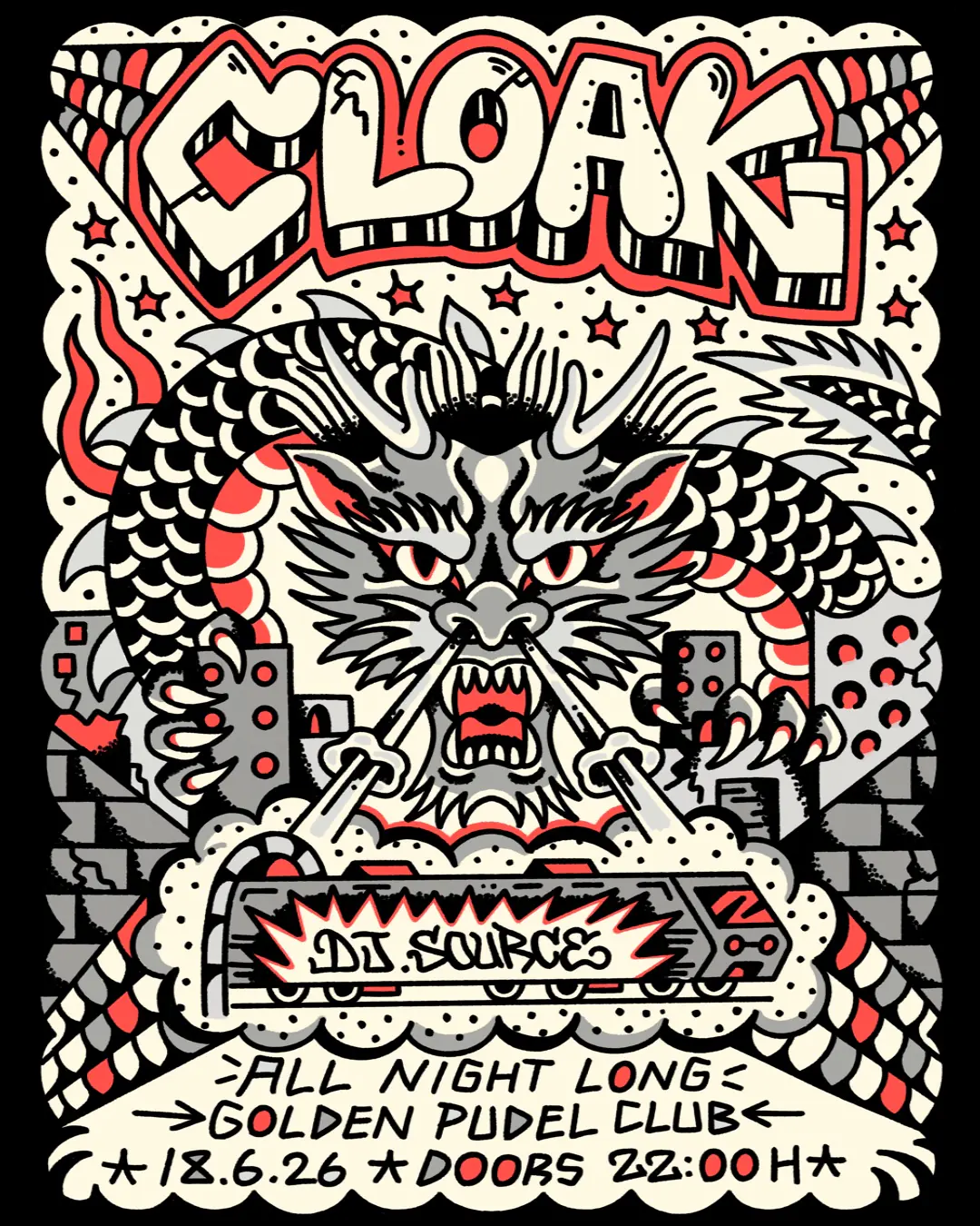 CLOAK / DJ SOURCE - ALL NIGHT LONG