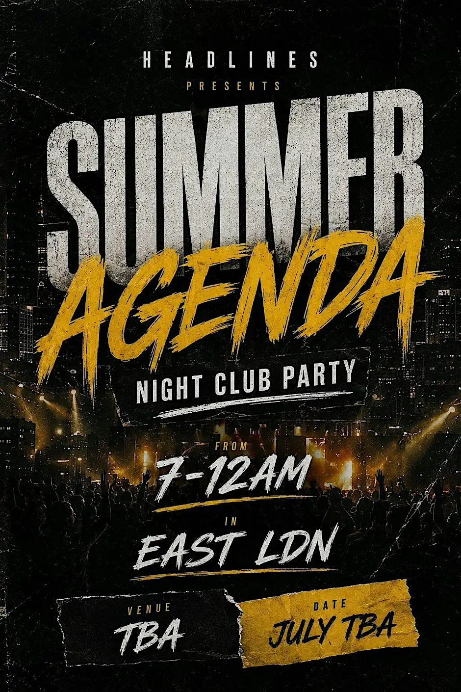 SUMMER AGENDA