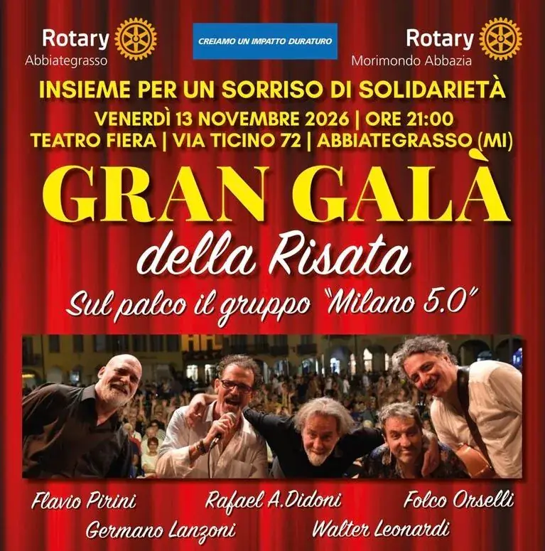 Gran Galà della Risata 2026 | Insieme per un sorriso di solidarietà