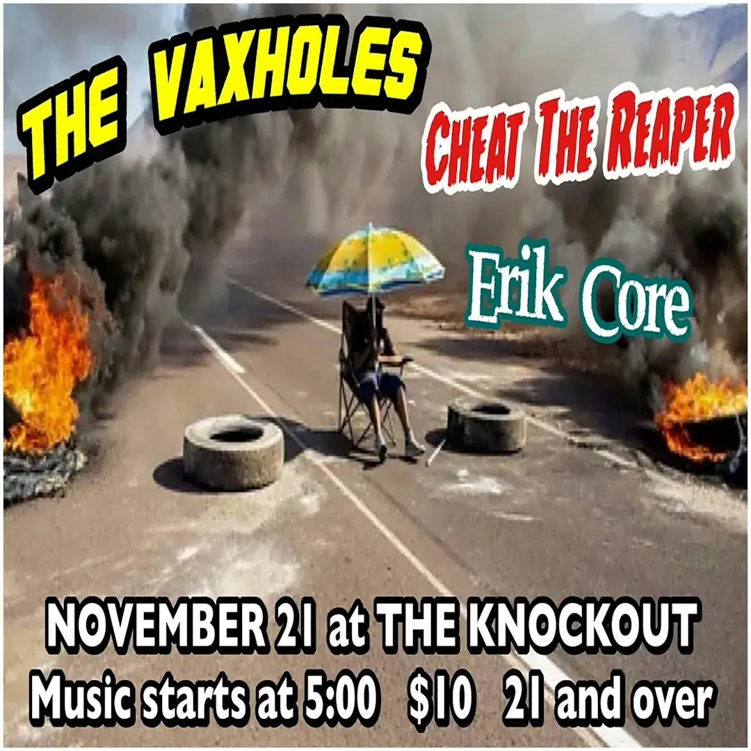MATINÉE-SHOW: VAXHOLES + CHEAT THE REAPER + ERIK CORE