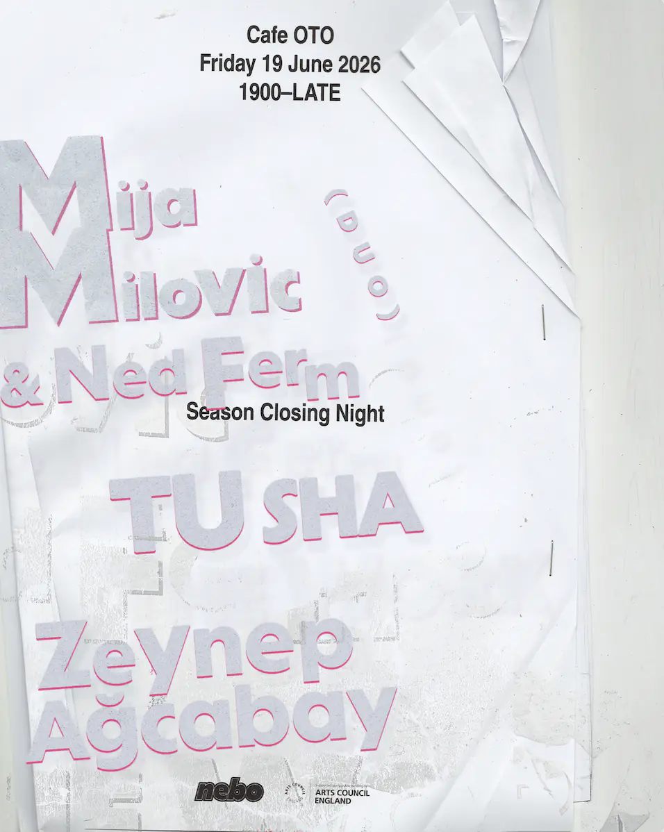 Mija Milovic & Ned Ferm (duo), Tu Sha, Zeynep Ağcabay: Nebo Arts #11