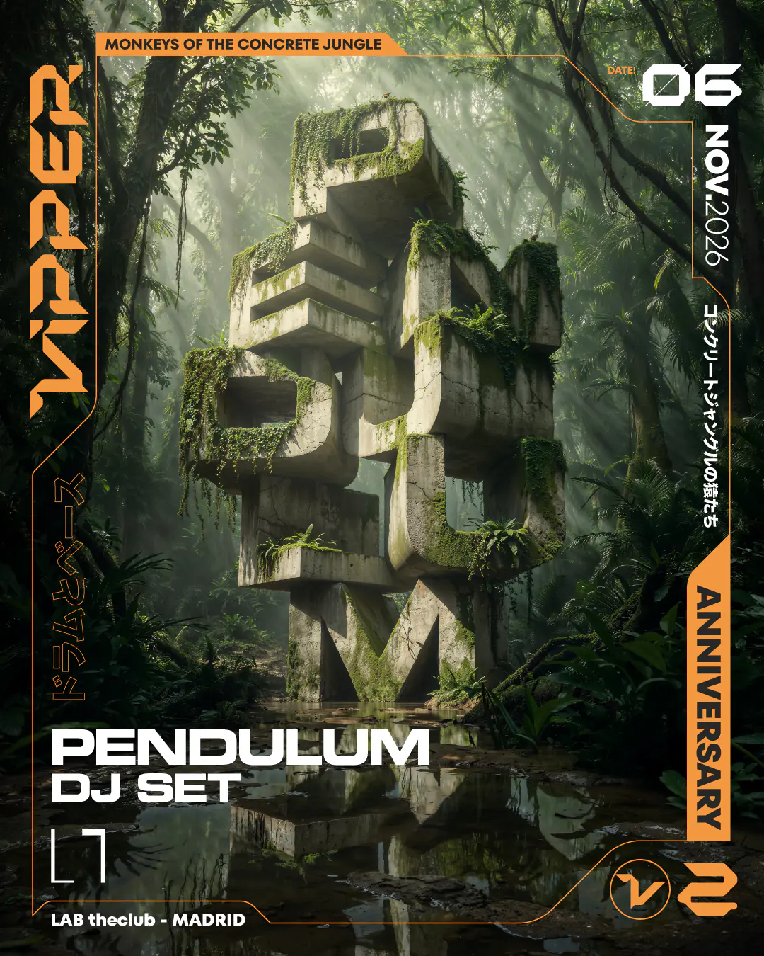 VIPPER CLUB II ANIVERSARIO with Pendulum DJ SET