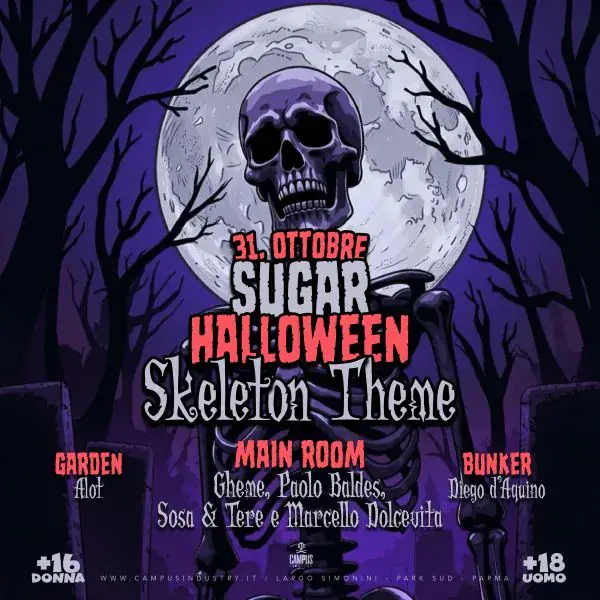 Sugar Halloween Skeleton Theme