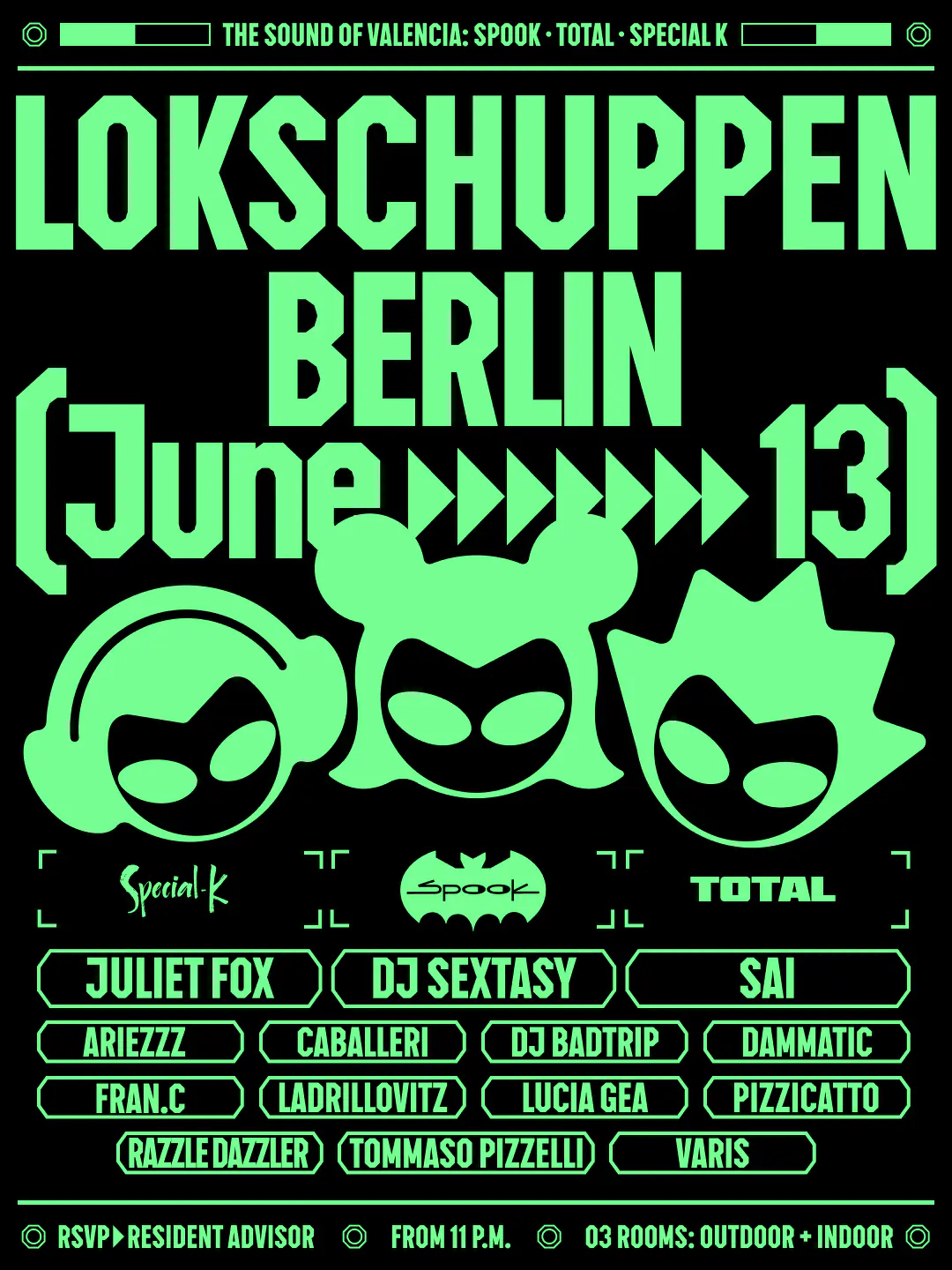 Spook Club pres. DJ SEXSTASY, Juliet Fox, LUCIA GEA, Ariezzz, Razzle Dazzler