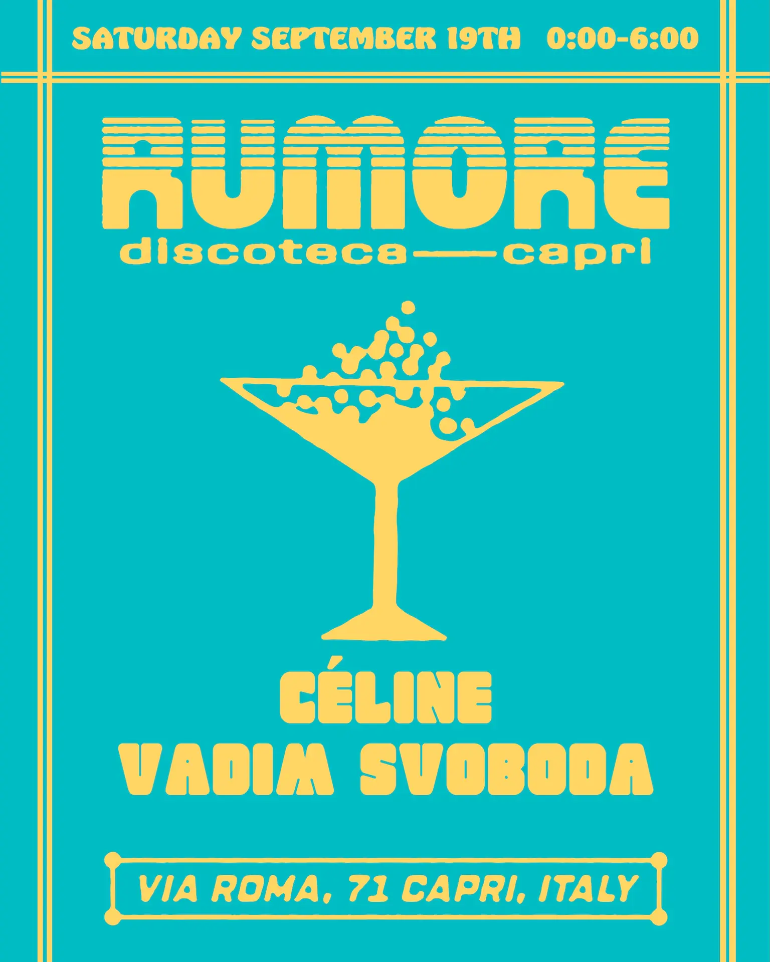 Rumore Season 26 Party N°44 W / Céline & Vadim Svoboda