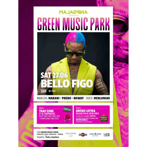 MALASPINA presenta GREEN MUSIC PARK w / BELLO FIGO | Malaspina