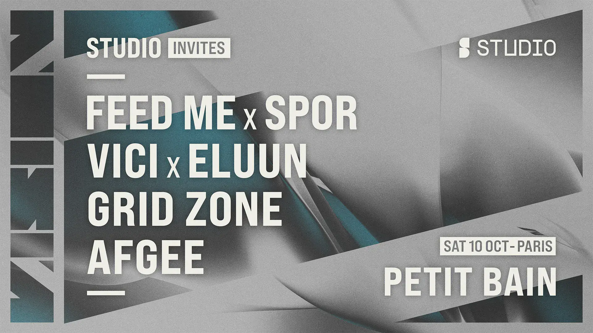 STUDIO Invites VISION: Feed Me x Spor, Vici x Eluun
