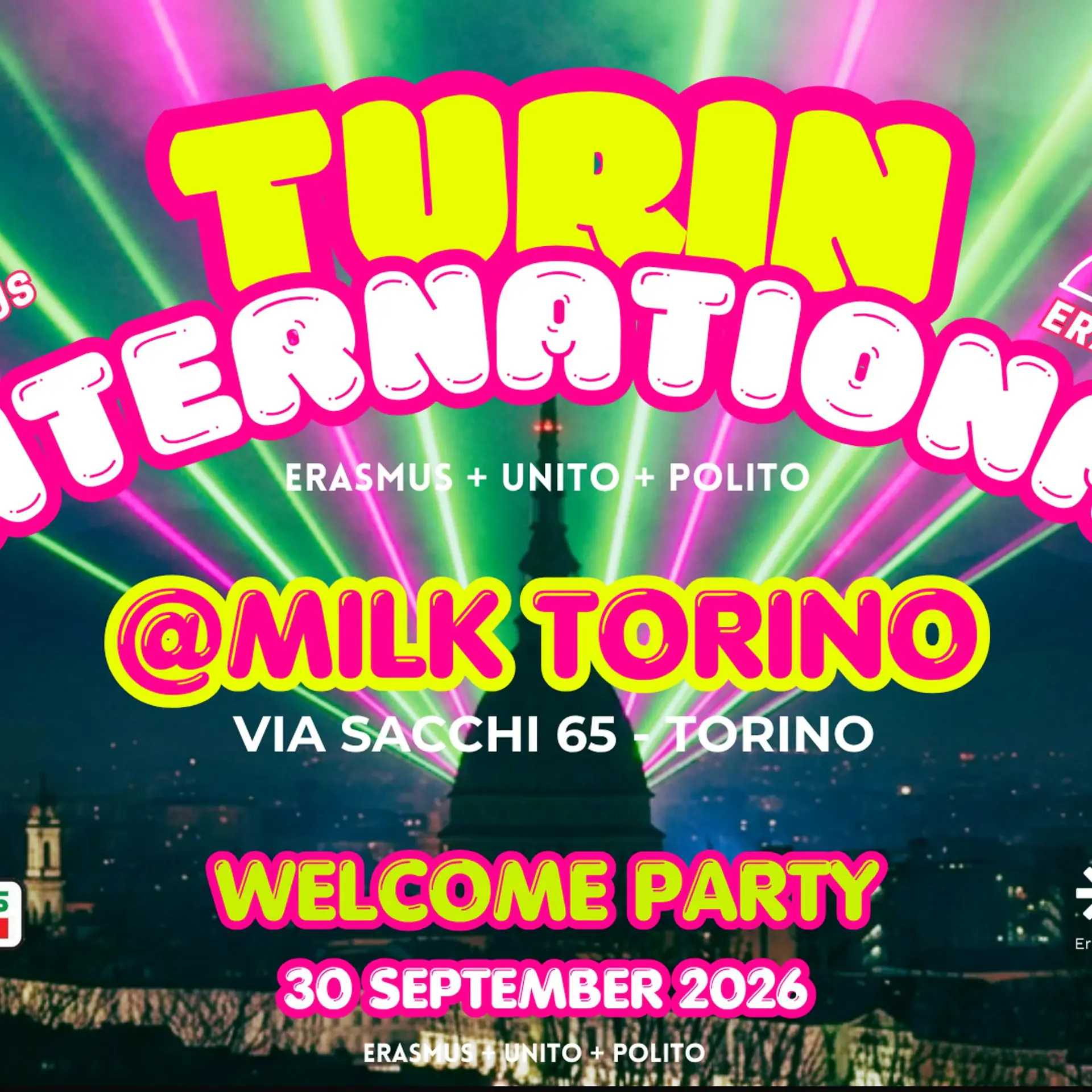 TURIN INTERNATIONAL - WELCOME PARTY