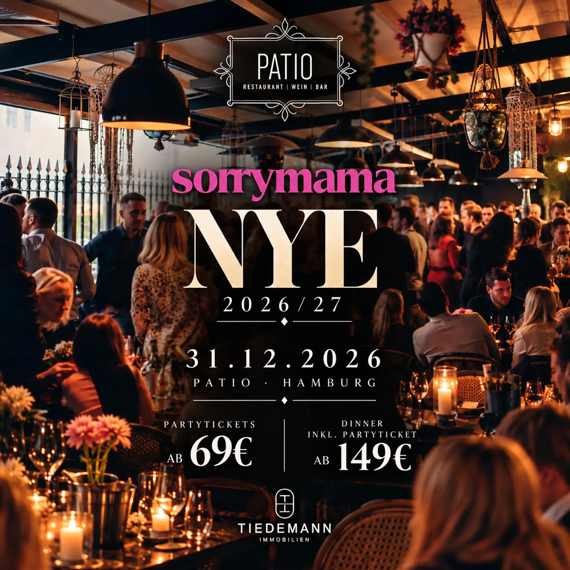 sorrymama NYE 2026 / 27 @ PATIO