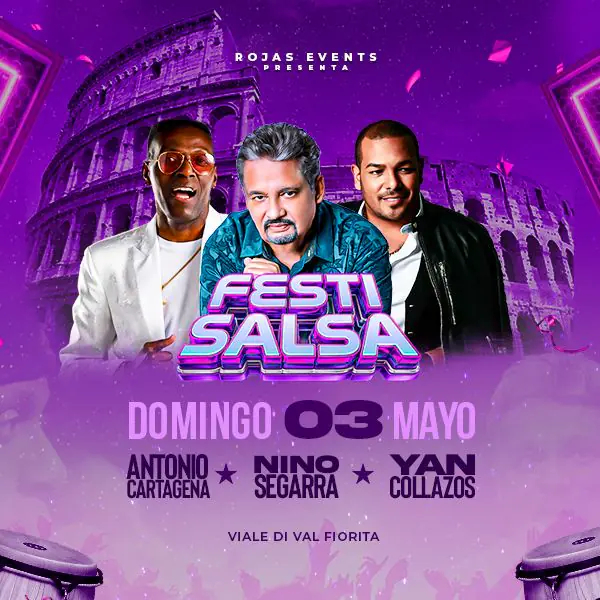 Festi Salsa (Antonio Cartagena, Nino Segarra, Yan Collazos) Roma