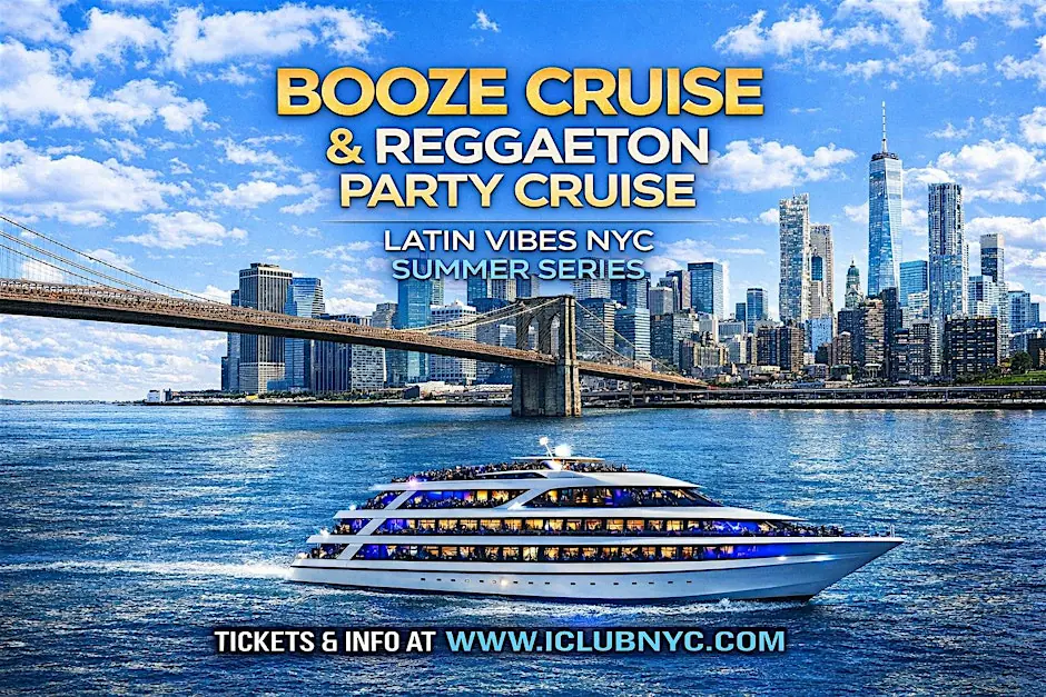 SUNSET REGGAETON LATIN - BOOZE CRUISE NYC