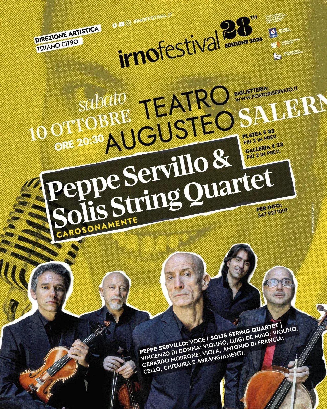 Raiz and Solis String Quartet - Chi tene o' mare