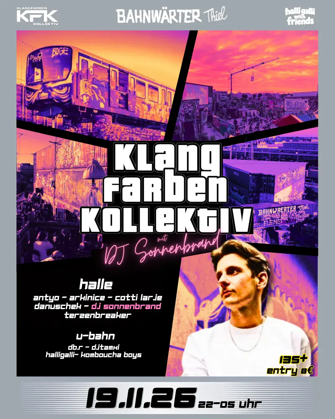 135+ with Klangfarben & Halligalli with friends