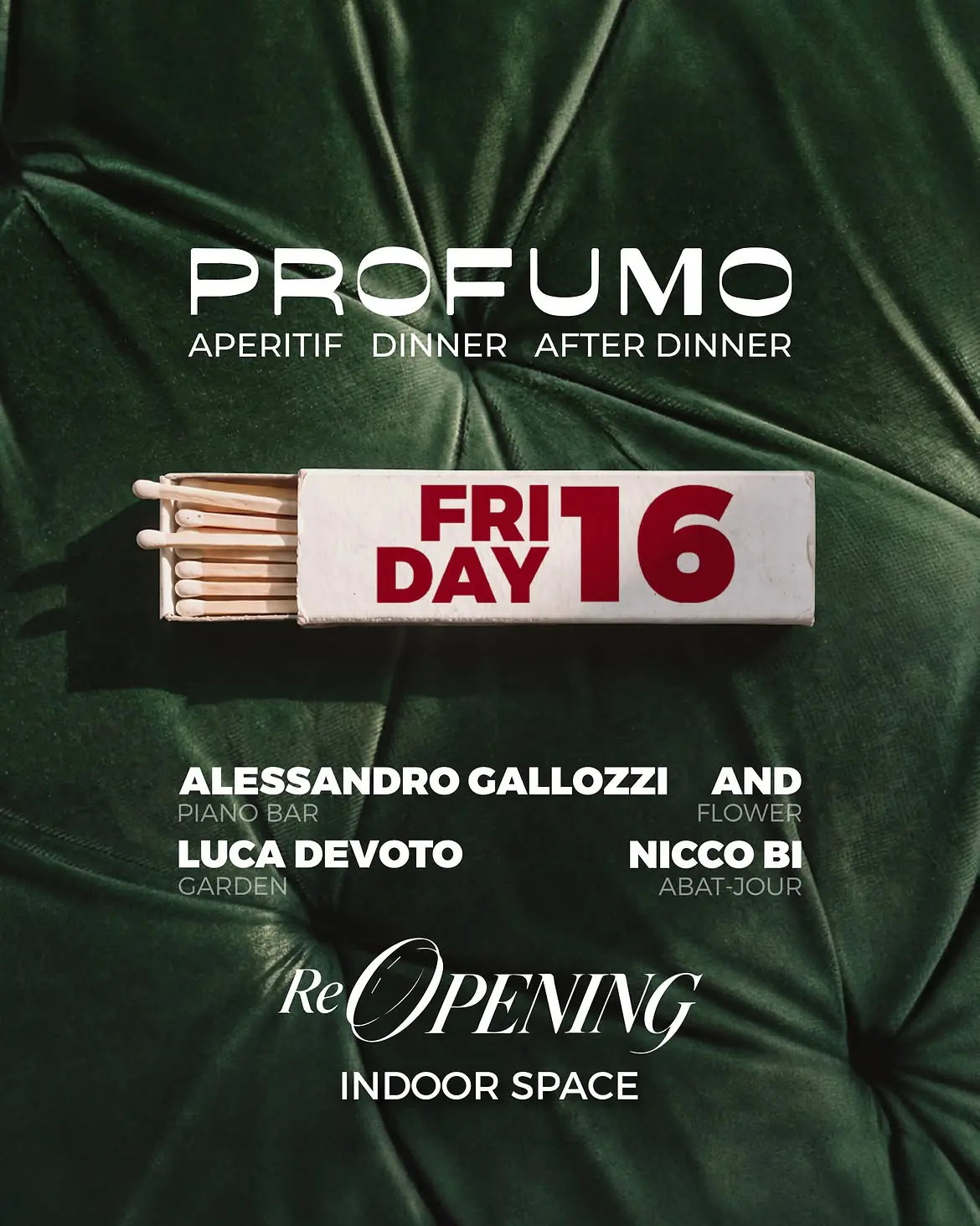 DJ SET & PIANO BAR en Profumo Roma