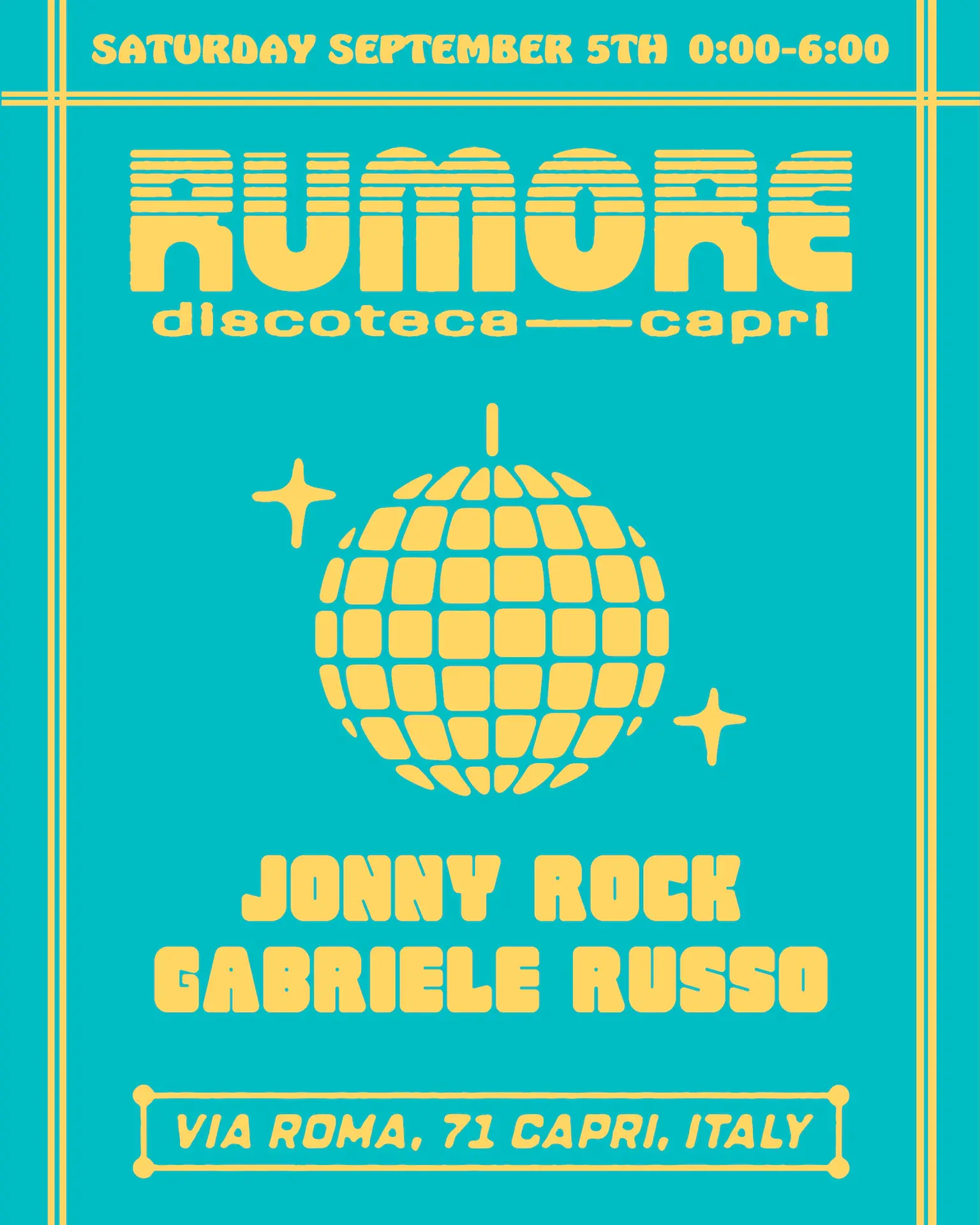 Rumore Temporada 26 Fiesta N°42 W / Jonny Rock en Gabriele Russo