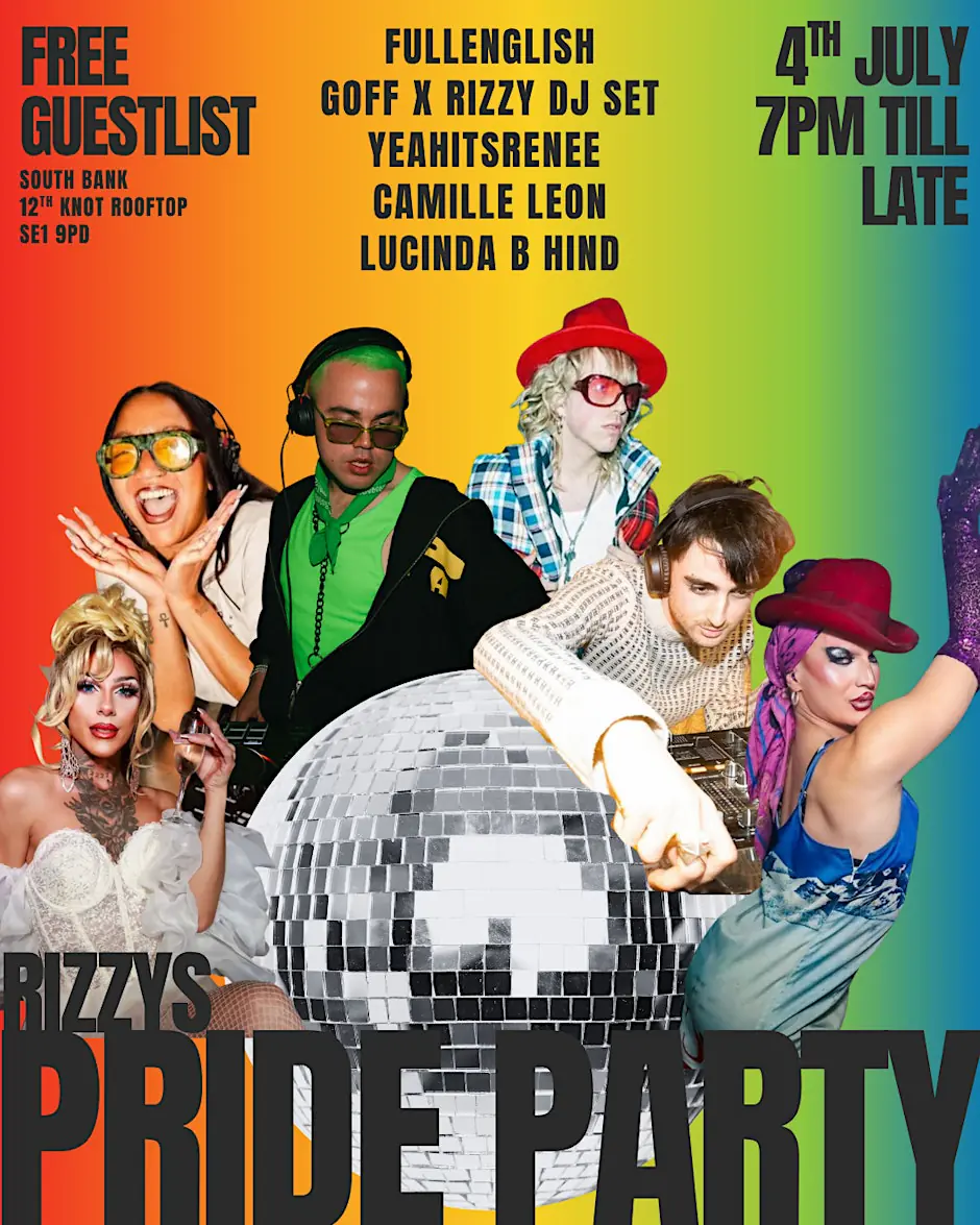 Rizzys Rooftop Pride Party