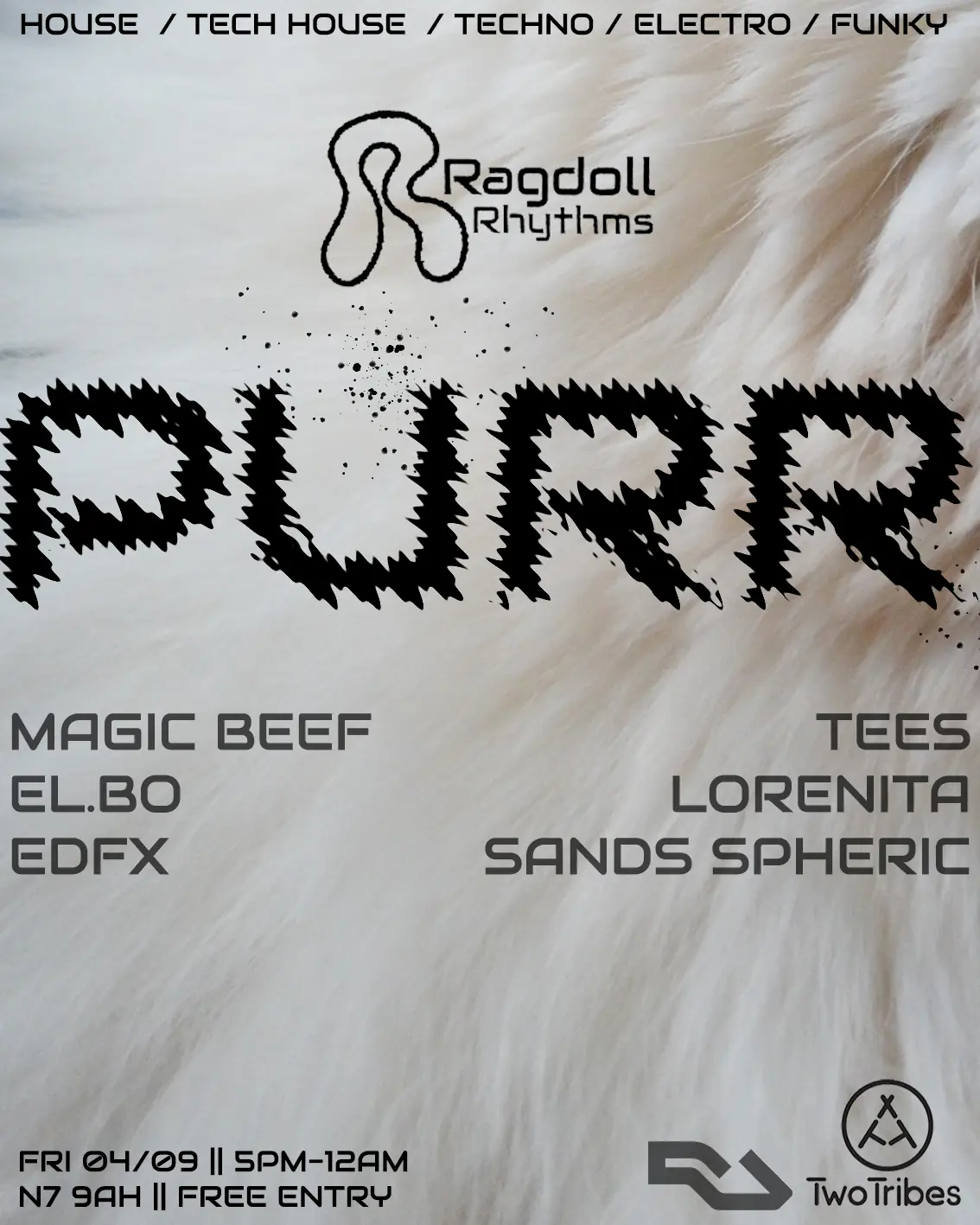 PURR: House, Tech House, Techno, Electro, Funky (by Ragdoll Rhythms)