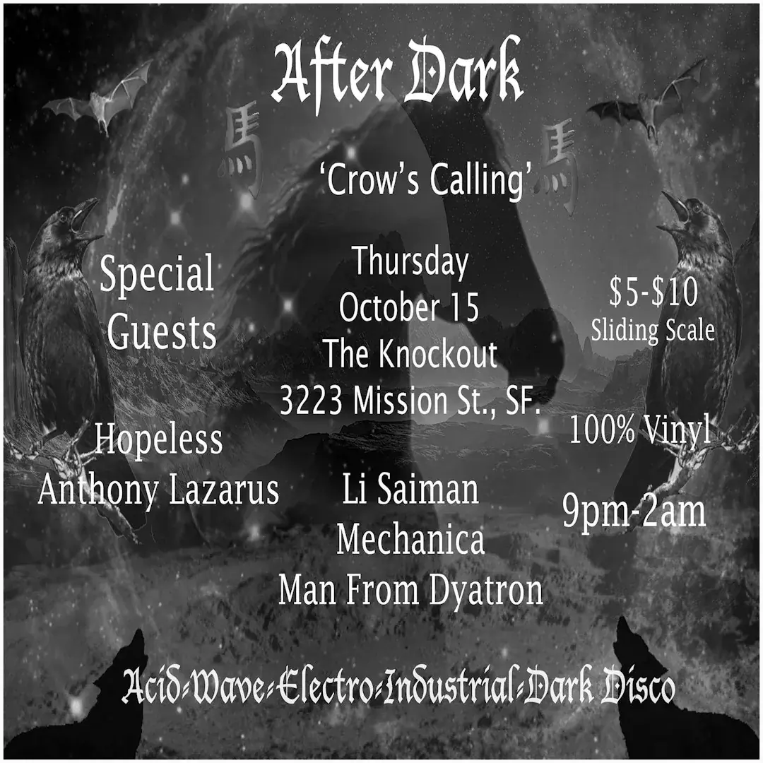 ¡FIESTA DE BAILE INDUSTRIAL AFTER DARK!
