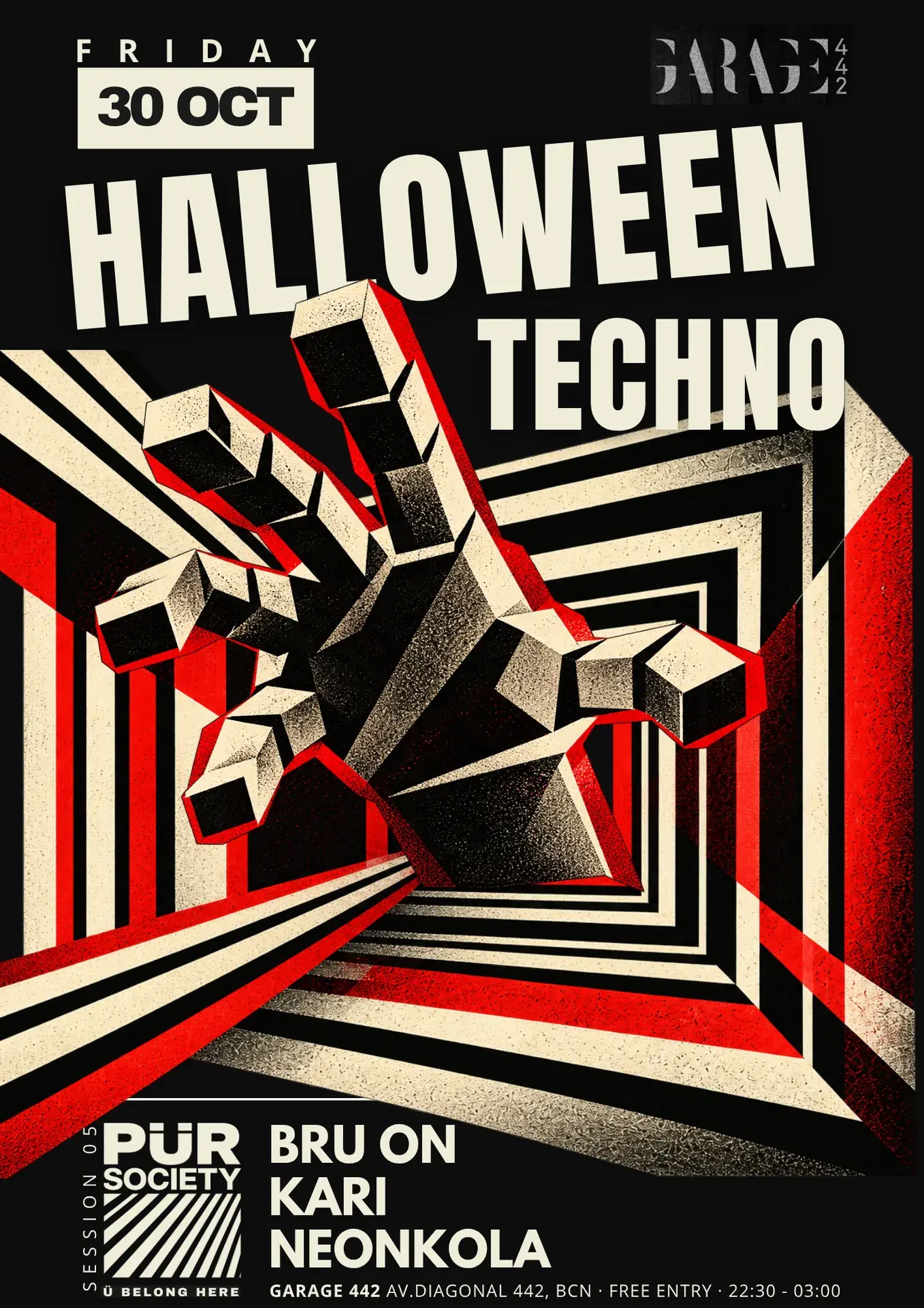 PÜR Society Halloween Special @ Garage 442