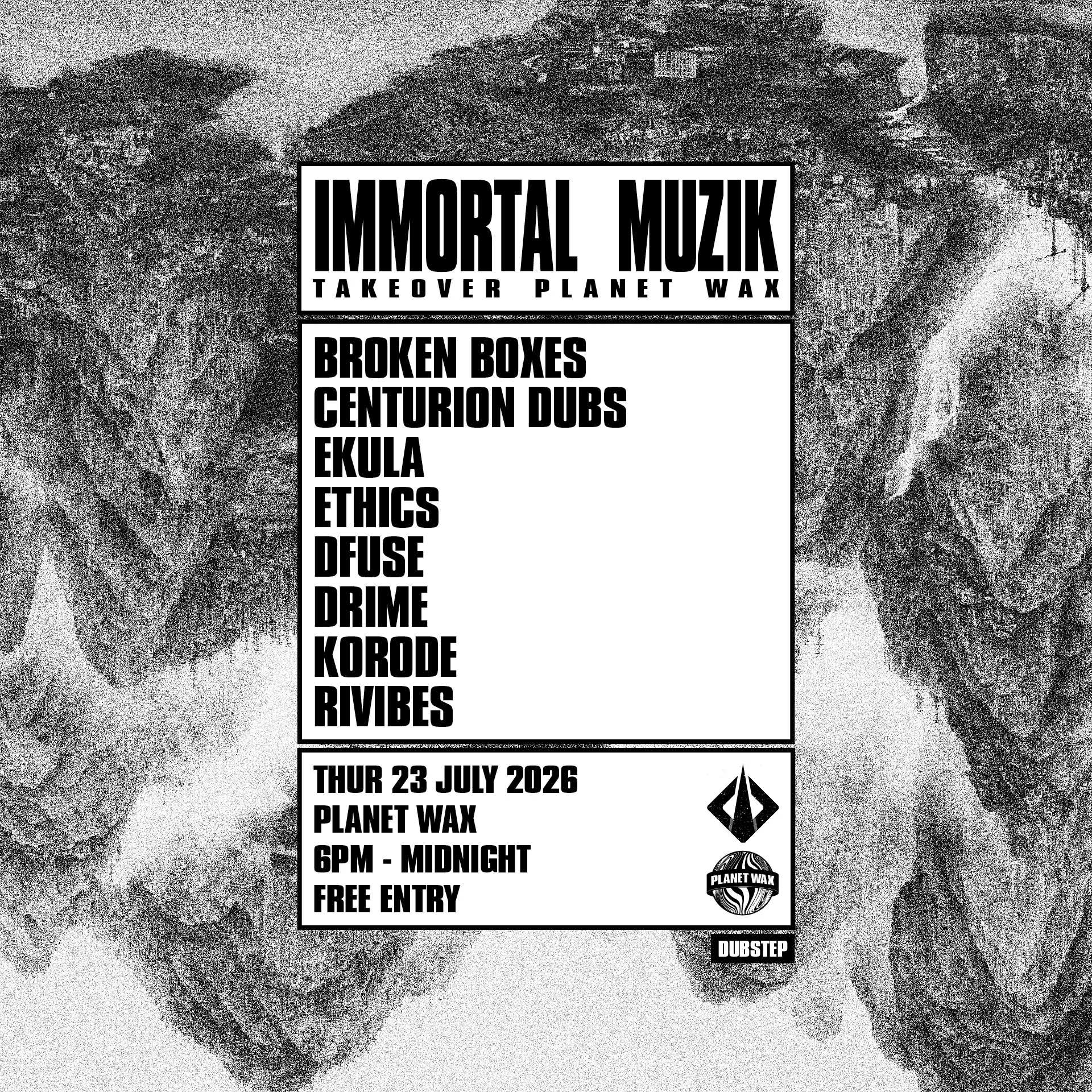 IMMORTAL MUZIK TAKE OVER