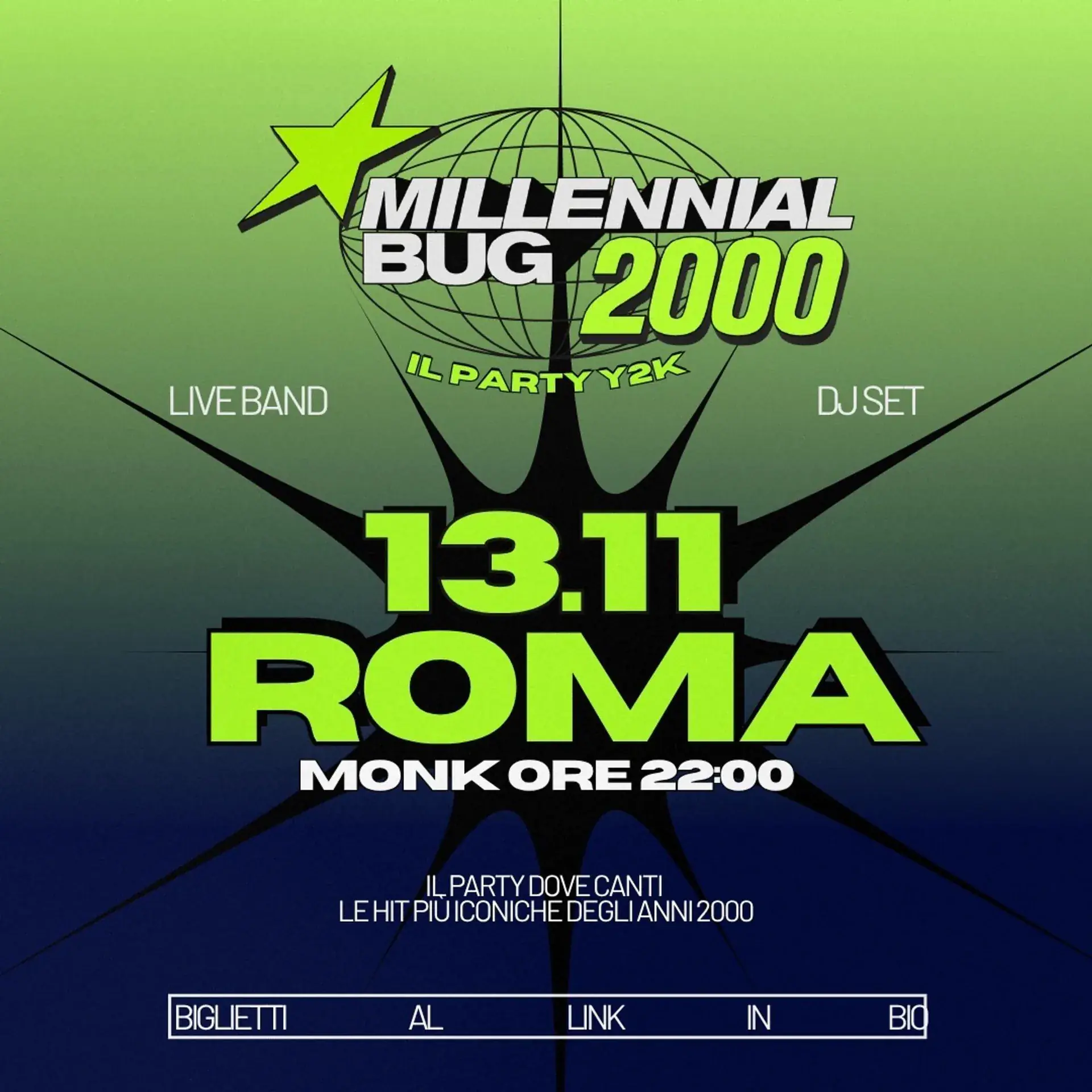 MILLENNIAL BUG: la fiesta de los 2000 | MONK