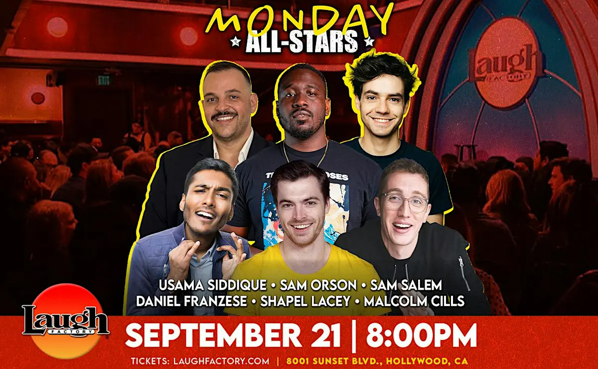 Monday All-Star Comedy 8:00PM