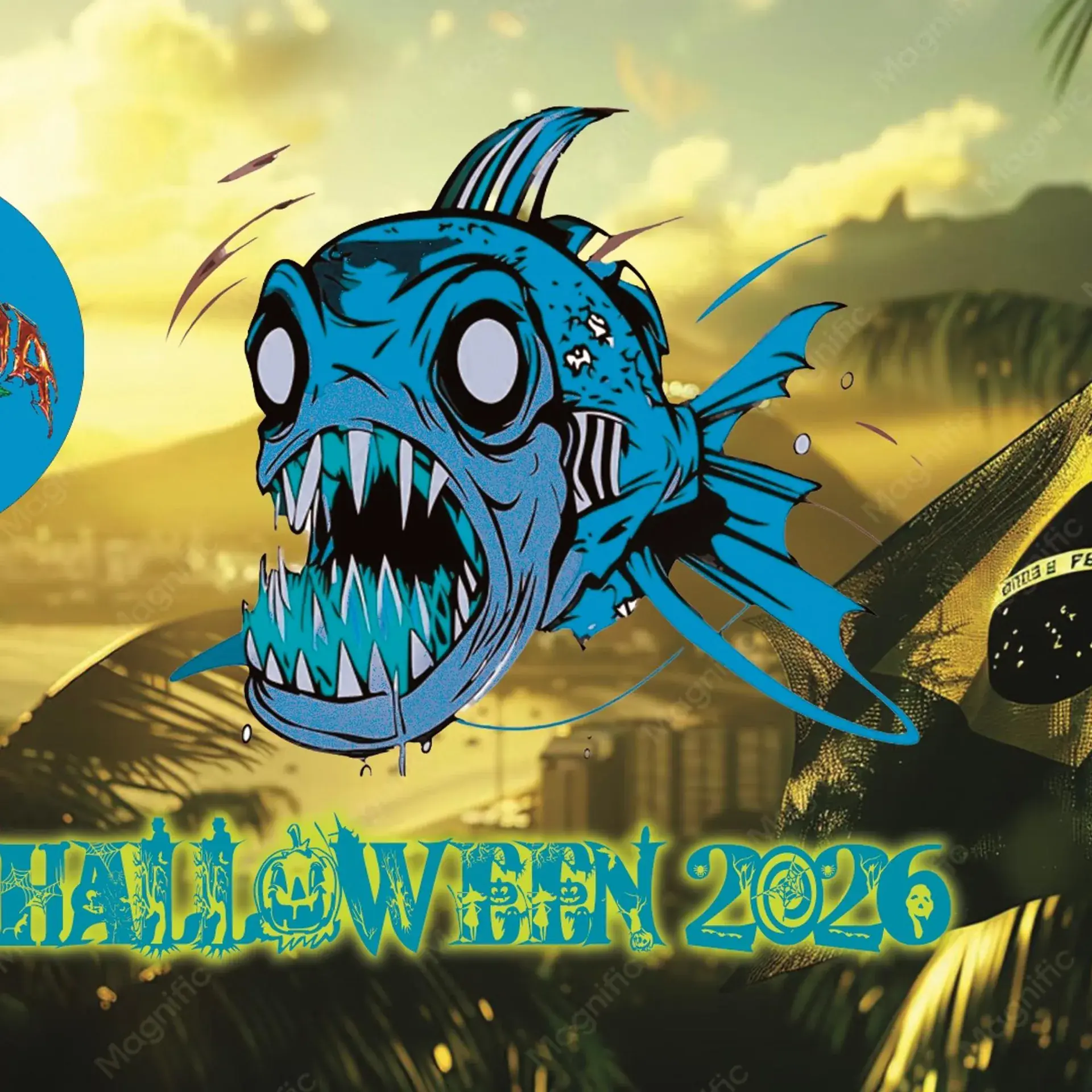 Piranha Halloween Party