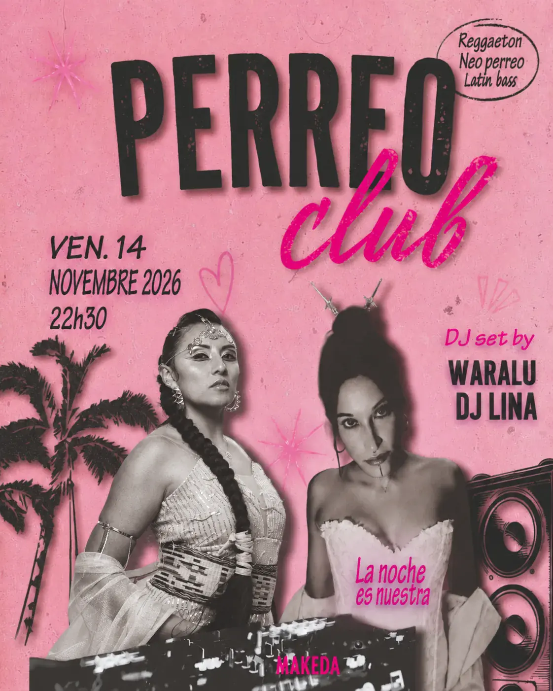 Perreo Club #4 avec DJ Lina & Waralu