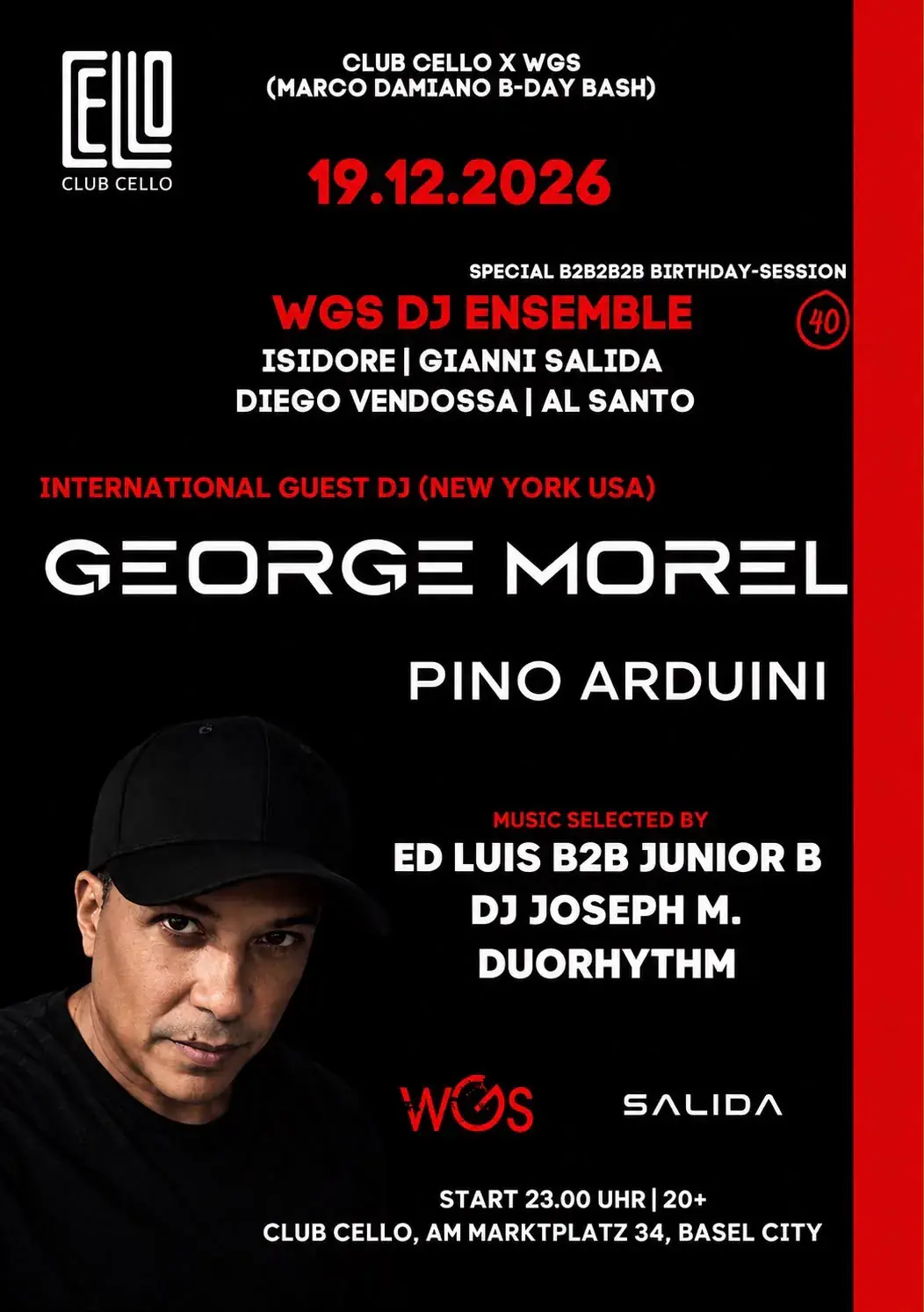 Club Cello x WGS (B-day edition)