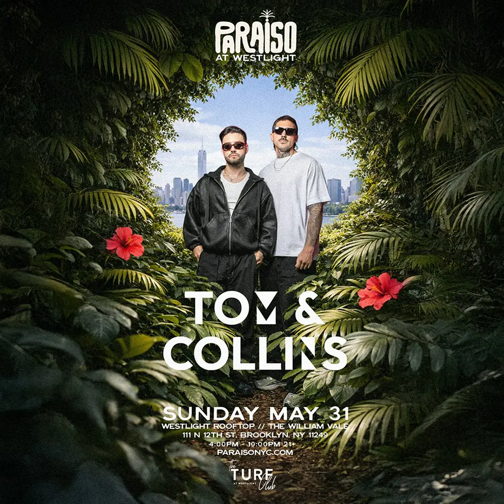 Paraiso Sunset May 31 w / TOM & COLLINS