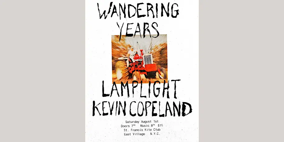 Wandering Years, Lamplight, Kevin Copeland